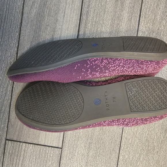 Rothy's Retired Women's Fig Python Round Toe Slip On Ballet Flats. Sz 7.5 - Picture 8 of 9